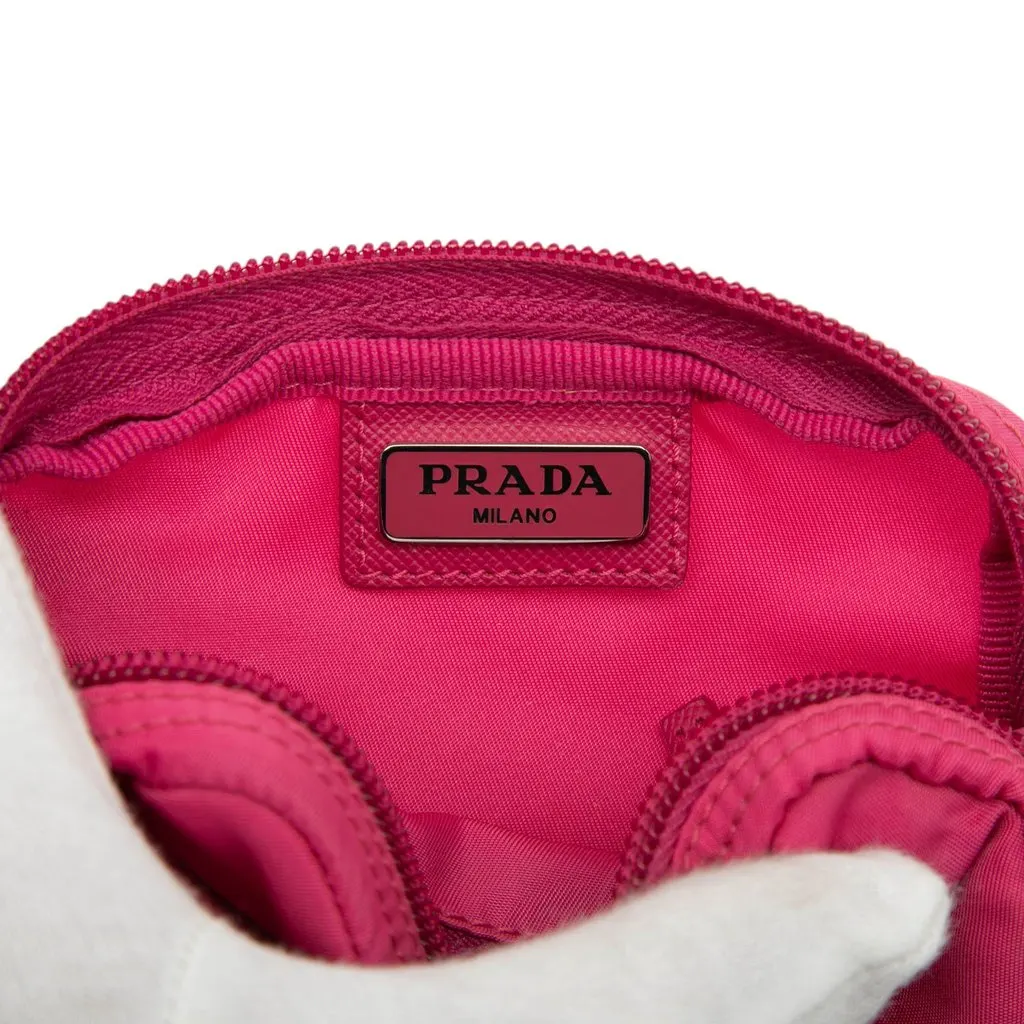 Prada Tessuto Cosmetic Pouch Pink Good - Box View