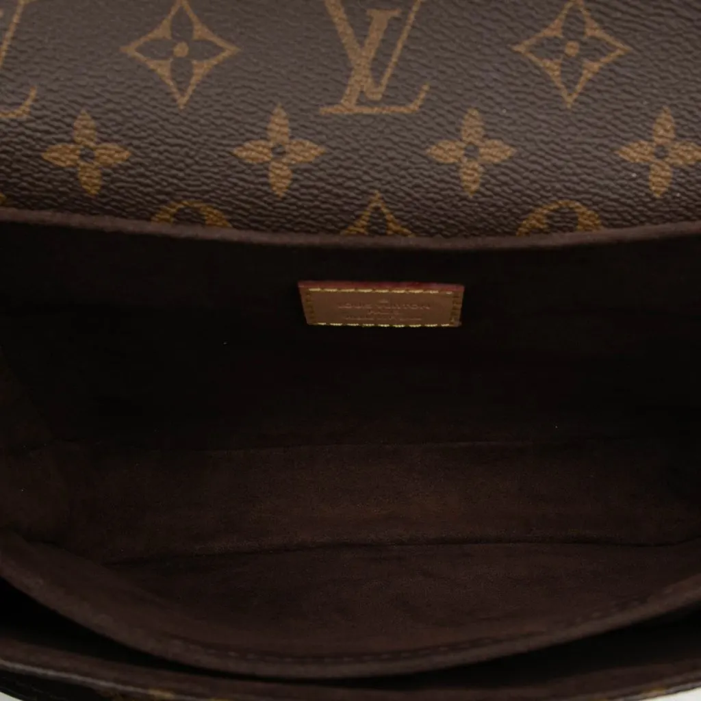 Louis Vuitton Monogram Pochette Metis Brown Very good - Model View