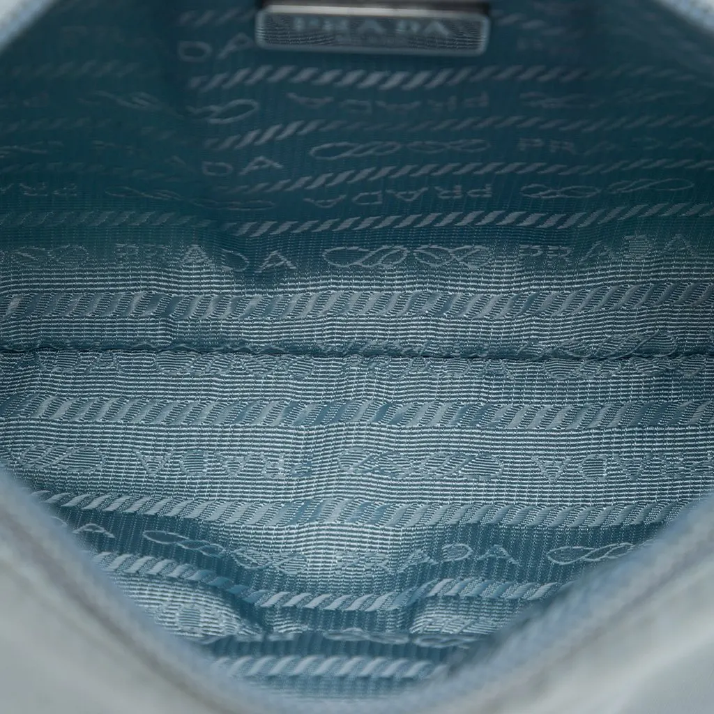 Prada Tessuto Re Edition 2000 Shoulder Bag Blue Very good - Model View
