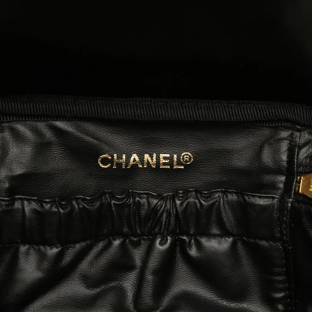 Chanel CC Caviar Vanity Case Black Leather Very good - Box View