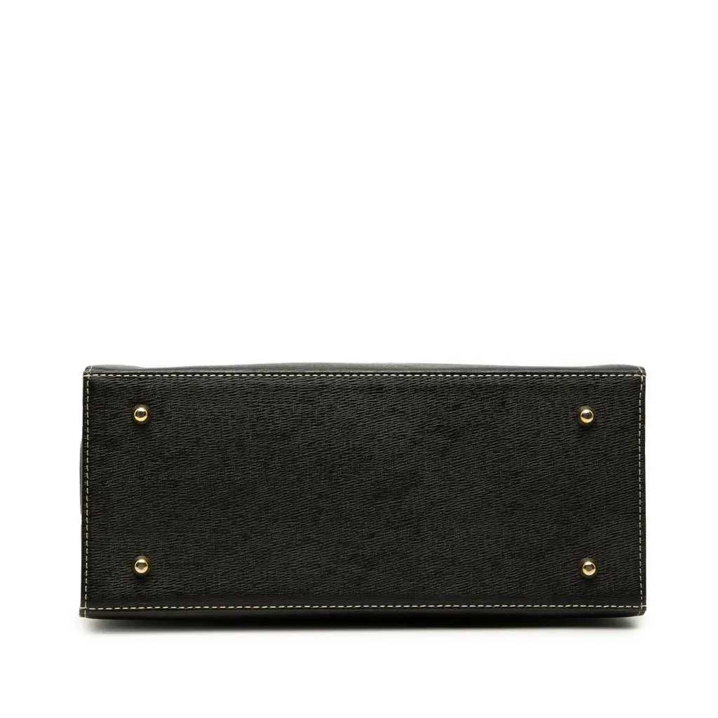 Burberry Leather Handbag Black Leather Very good - Inside View