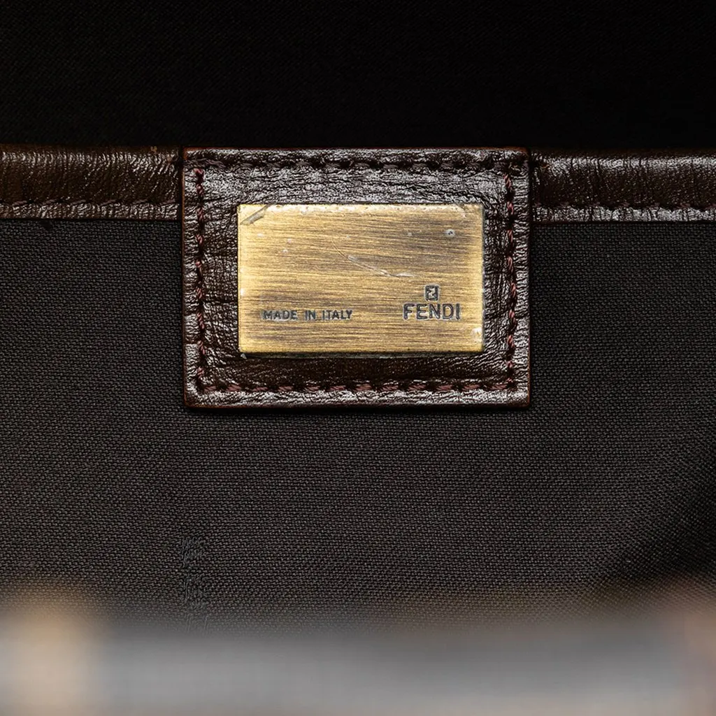 Fendi Zucca Coated Canvas Suitcase Brown Very good - Box View