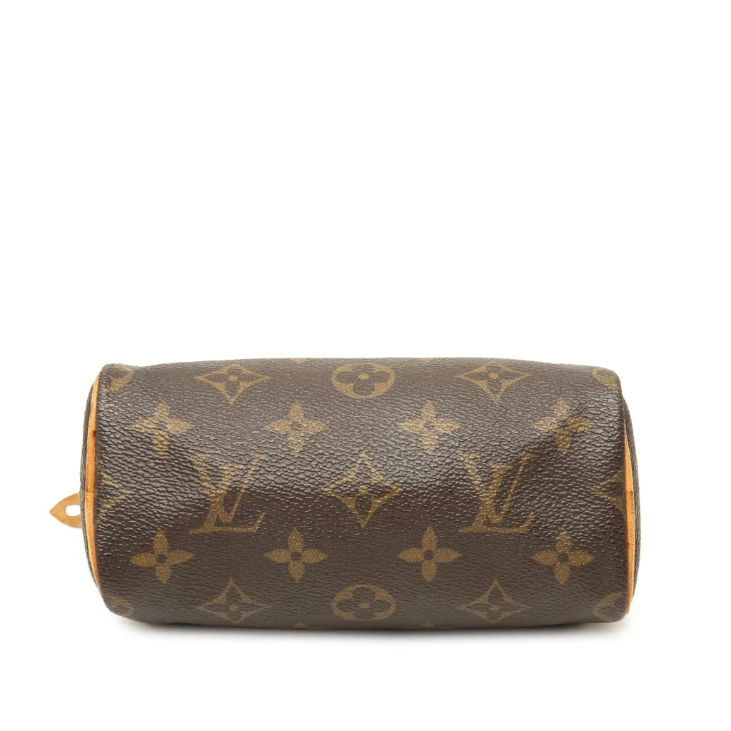 Louis Vuitton Monogram Nano Speedy Brown Canvas Good - Inside View