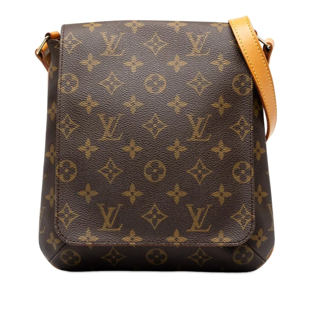 Louis Vuitton Monogram Musette Salsa PM Short Strap Brown Canvas Very good - Front View