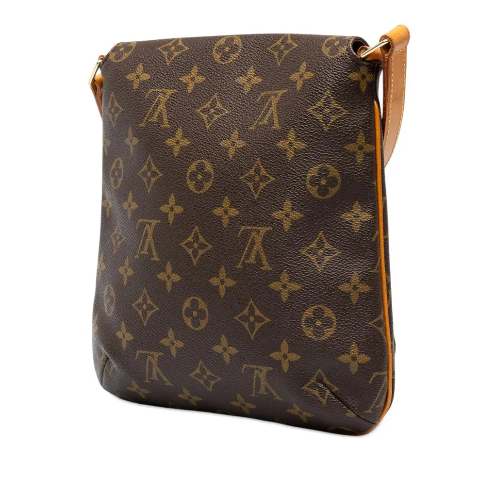 Louis Vuitton Monogram Musette Salsa PM Short Strap Brown Canvas Very good - Back View