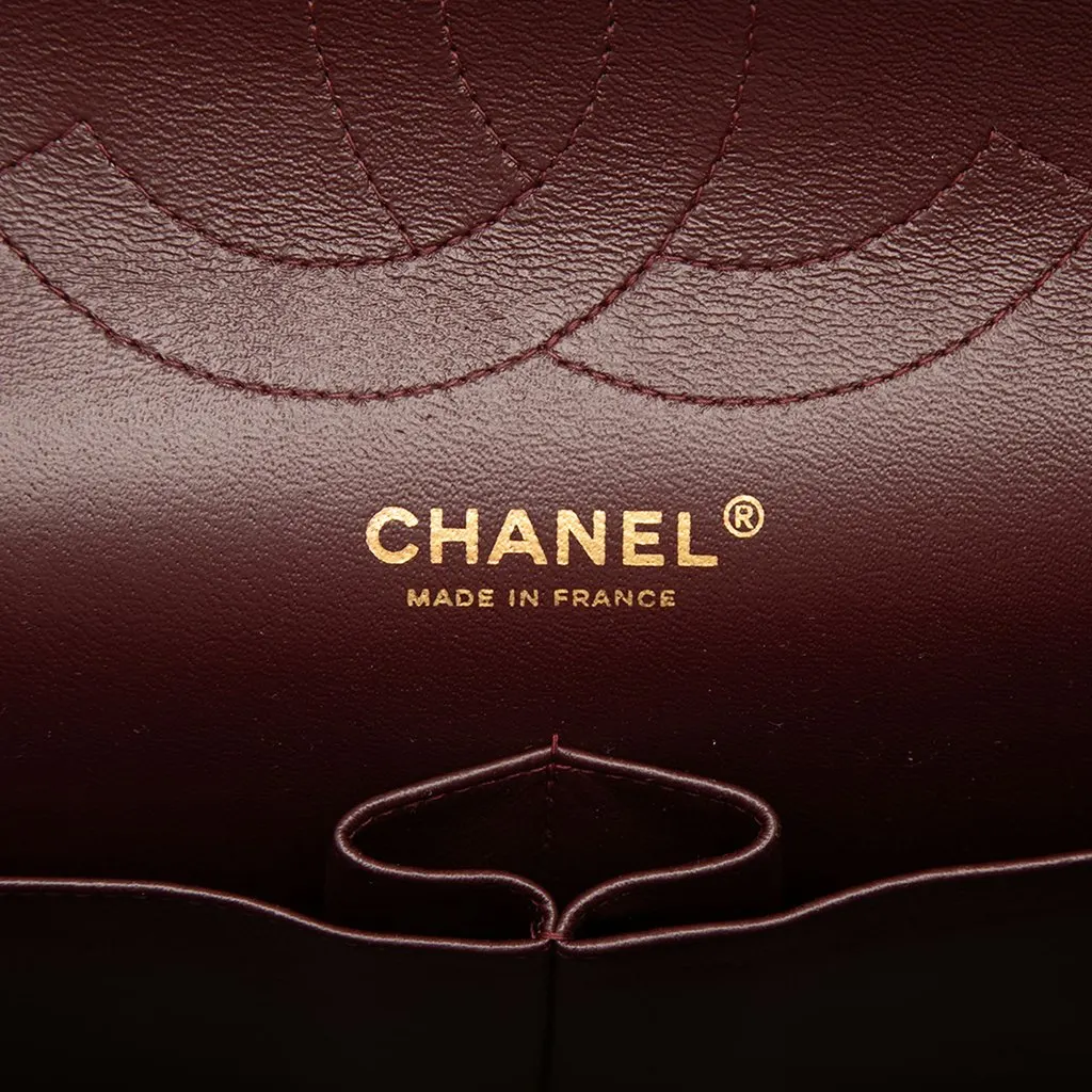 Chanel Jumbo Classic Lambskin Double Flap Black Leather Very good - Box View