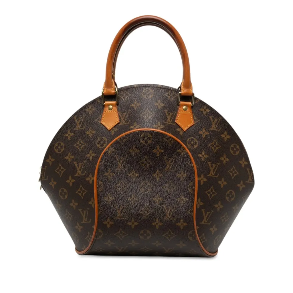 Louis Vuitton Monogram Ellipse MM Brown Canvas Good - Front View
