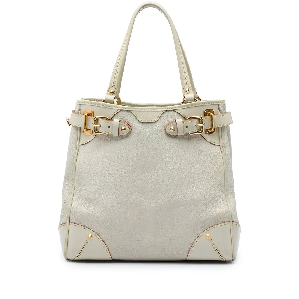 Louis Vuitton Suhali Le Majestueux White Leather Very good - Front View
