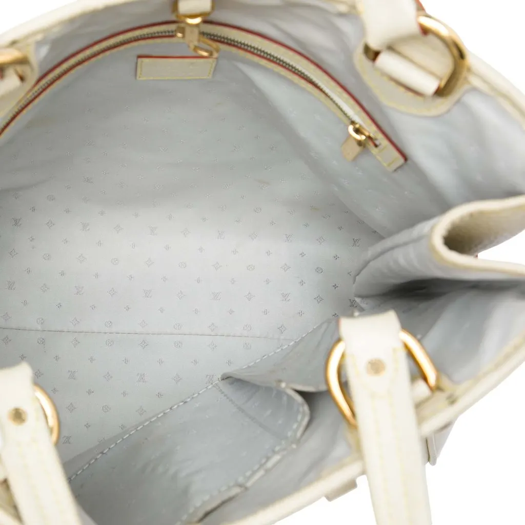 Louis Vuitton Suhali Le Majestueux White Leather Very good - Model View