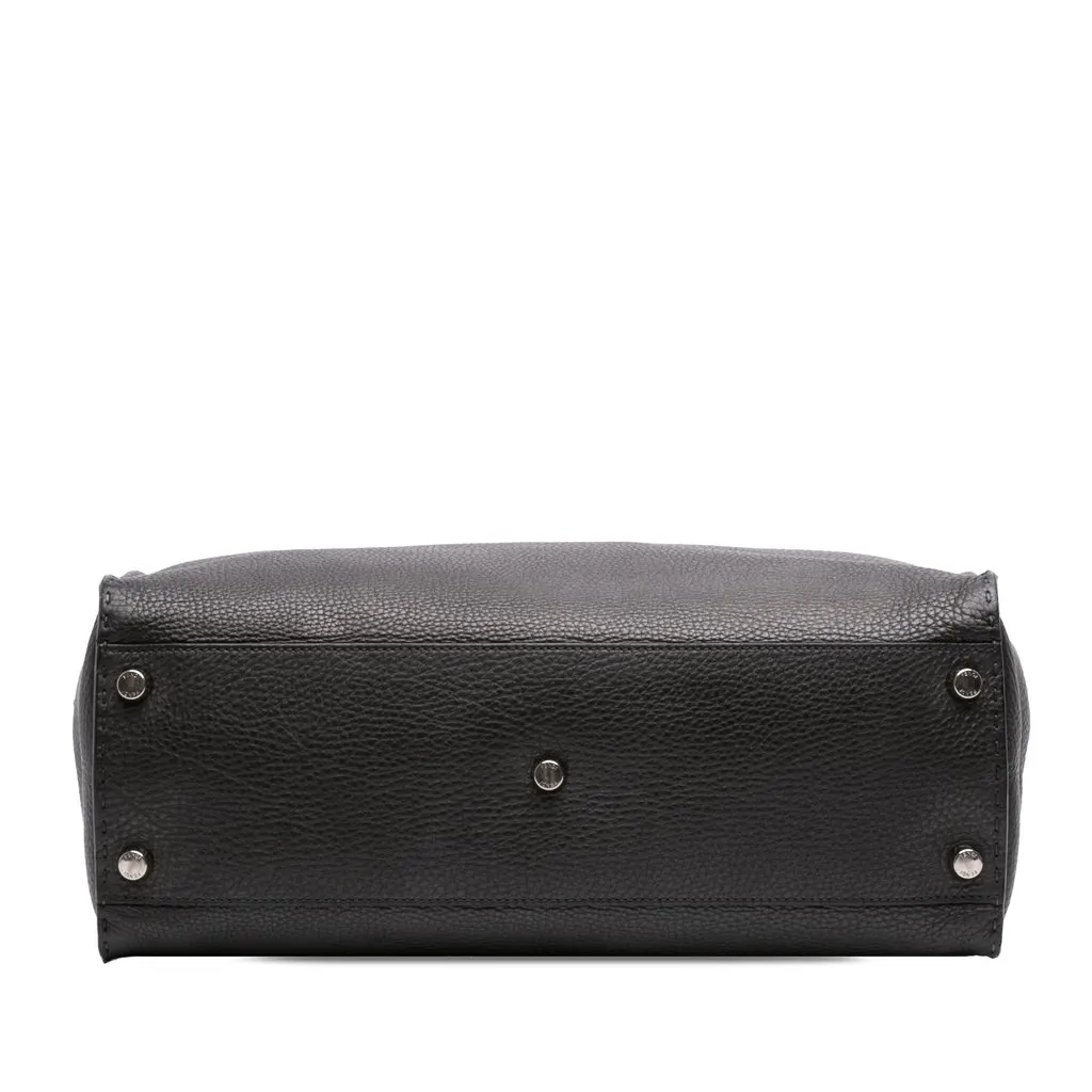 Fendi Large Leather Selleria Peekaboo Iconic Fit Bag MultiColor Leather Very good - Inside View