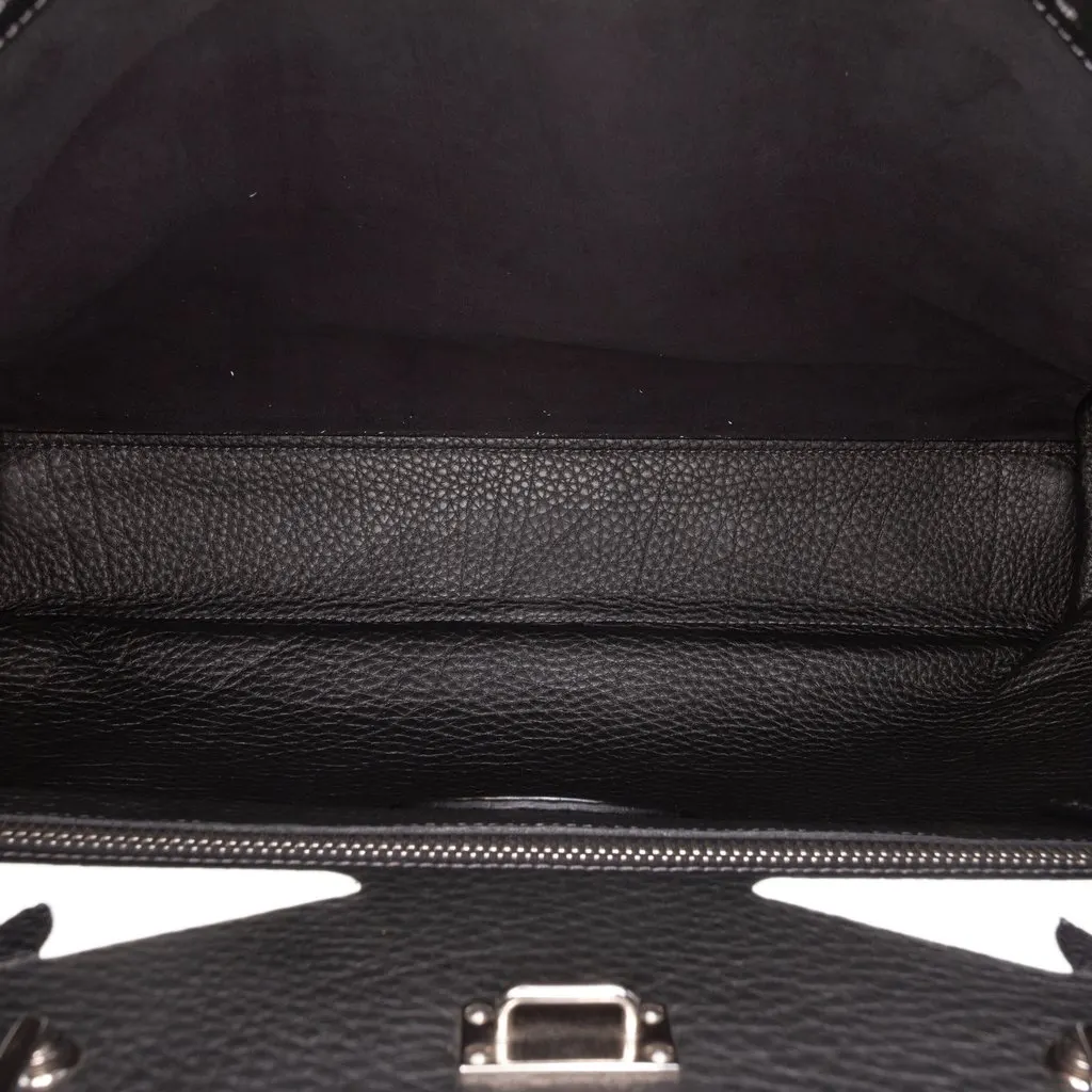 Fendi Large Leather Selleria Peekaboo Iconic Fit Bag MultiColor Leather Very good - Box View