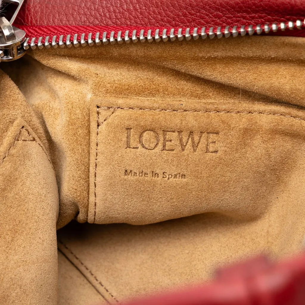 Loewe Small Grained Calfskin Missy Satchel Red Leather Good - Box View