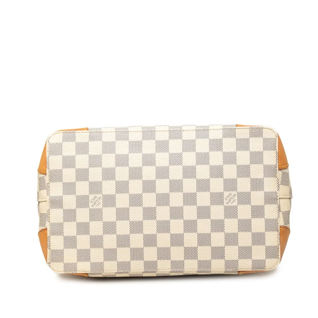 Louis Vuitton Damier Azur Hampstead PM White Very good - Inside View