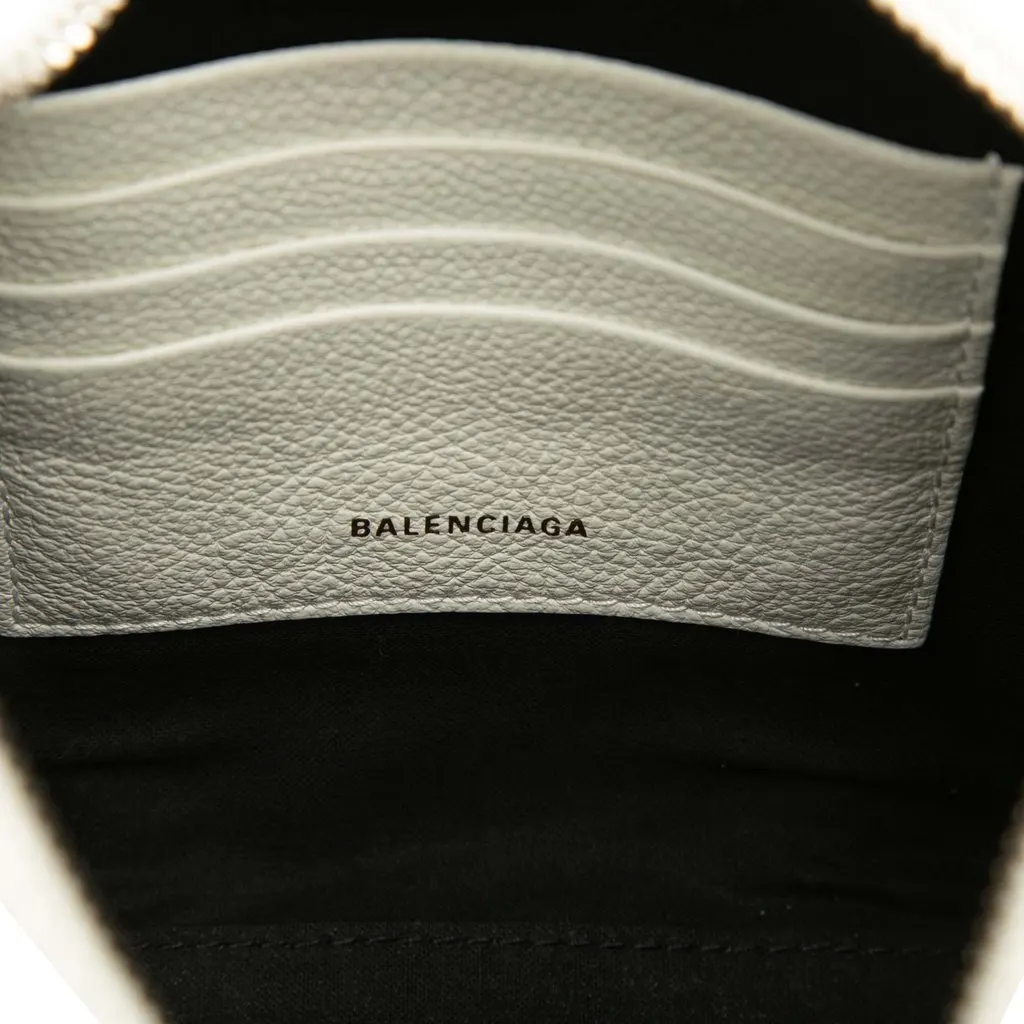 Balenciaga Lambskin Bazar Shopper Satchel XXS White Leather Good - Box View