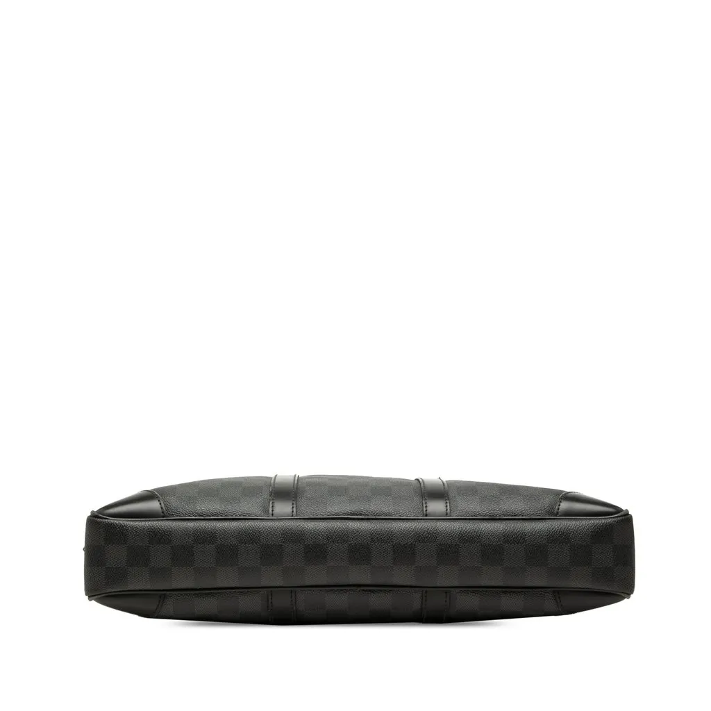 Louis Vuitton Damier Graphite Porte Documents Voyage PM Black Very good - Inside View
