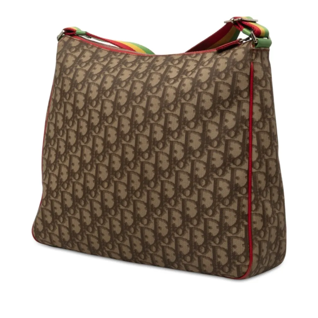 Dior Oblique Canvas Rasta Crossbody Beige Canvas Very good - Back View