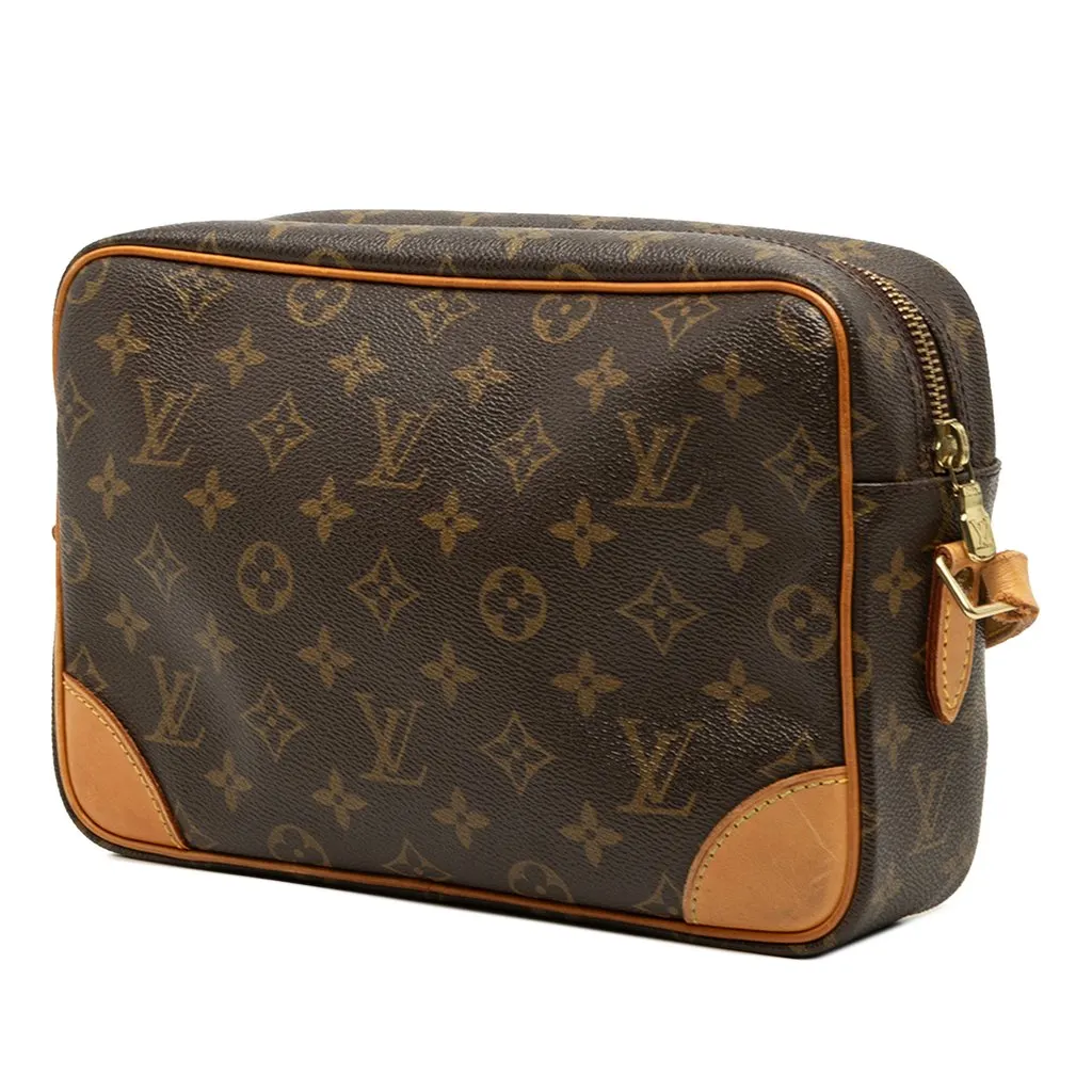 Louis Vuitton Monogram Trocadero 27 Brown Good - Back View
