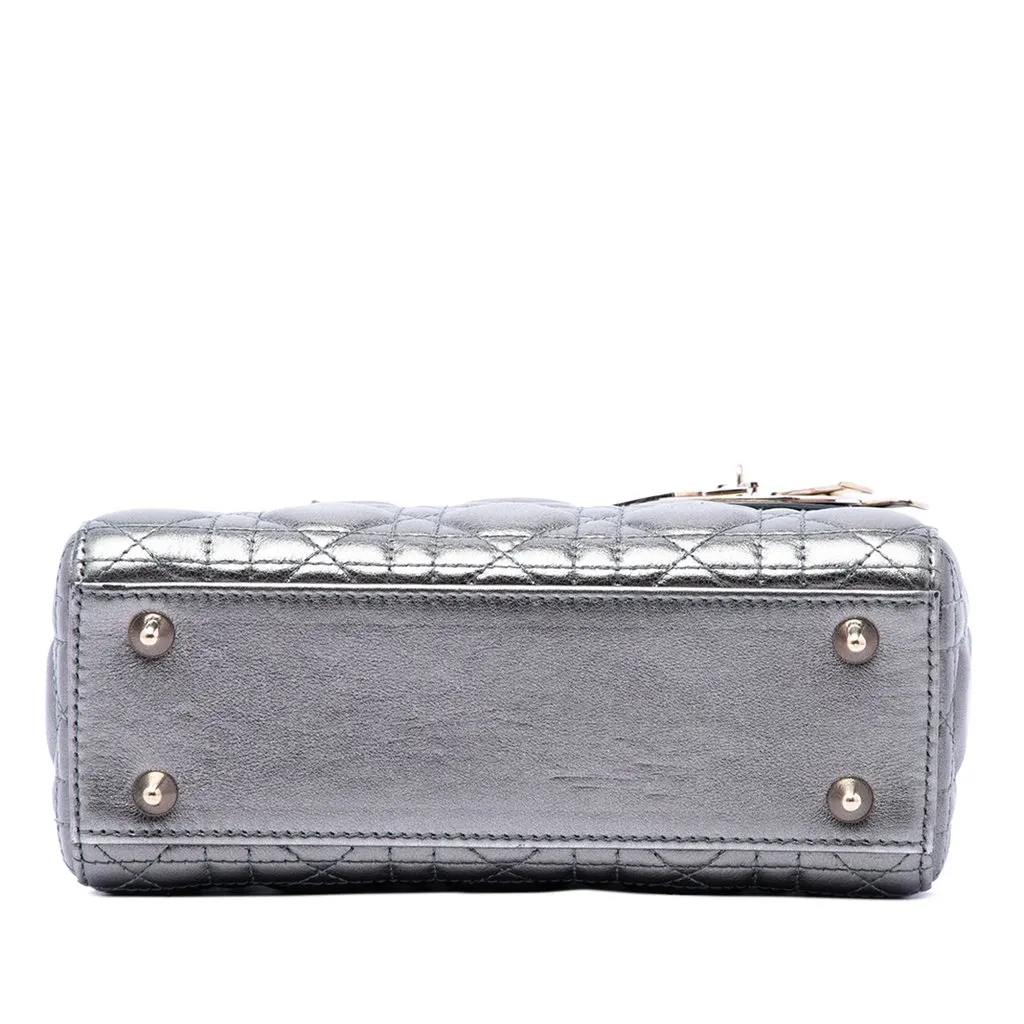 Dior Small Metallic Lambskin Cannage My ABCDior Lady Dior MultiColor Leather Very good - Inside View
