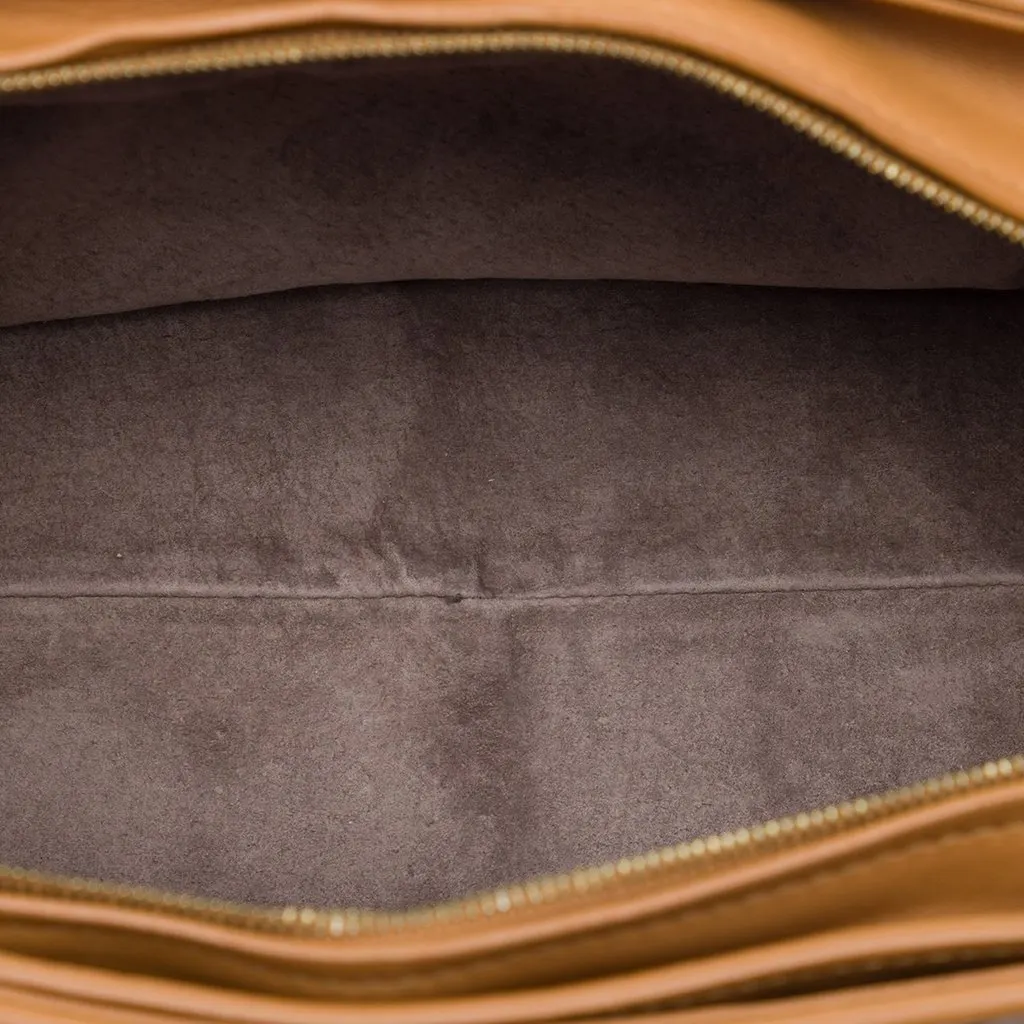 Bottega Veneta Nappa Intrecciato Crossbody Brown Leather Very good - Model View
