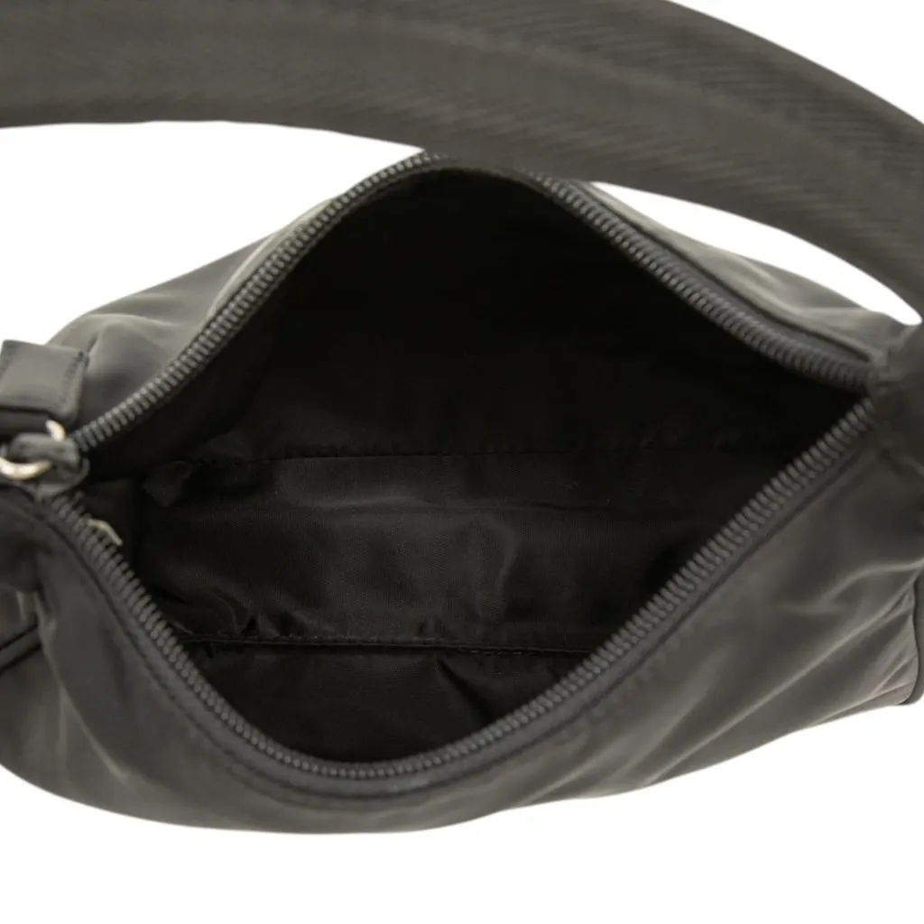 Prada Mini Tessuto Sport Shoulder Bag Black Polyamide Very good - Model View