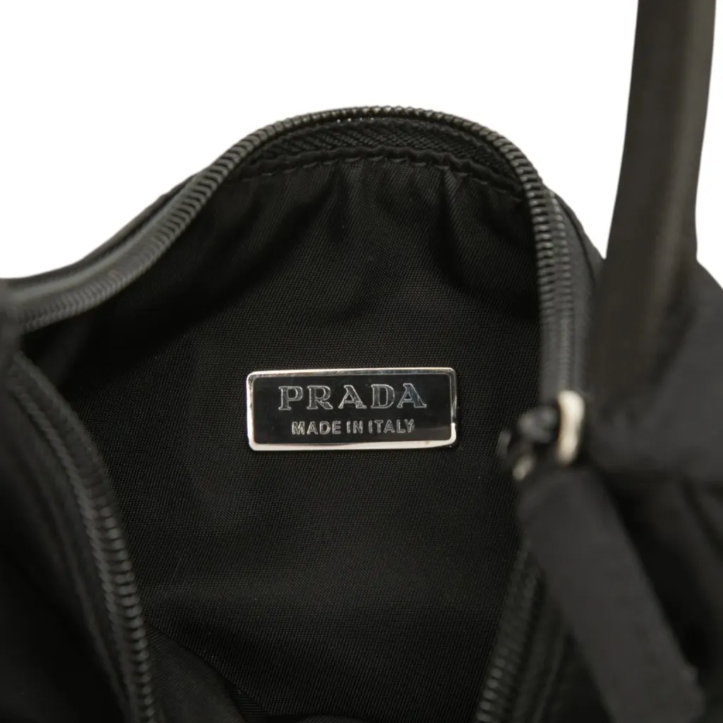 Prada Mini Tessuto Sport Shoulder Bag Black Polyamide Very good - Box View