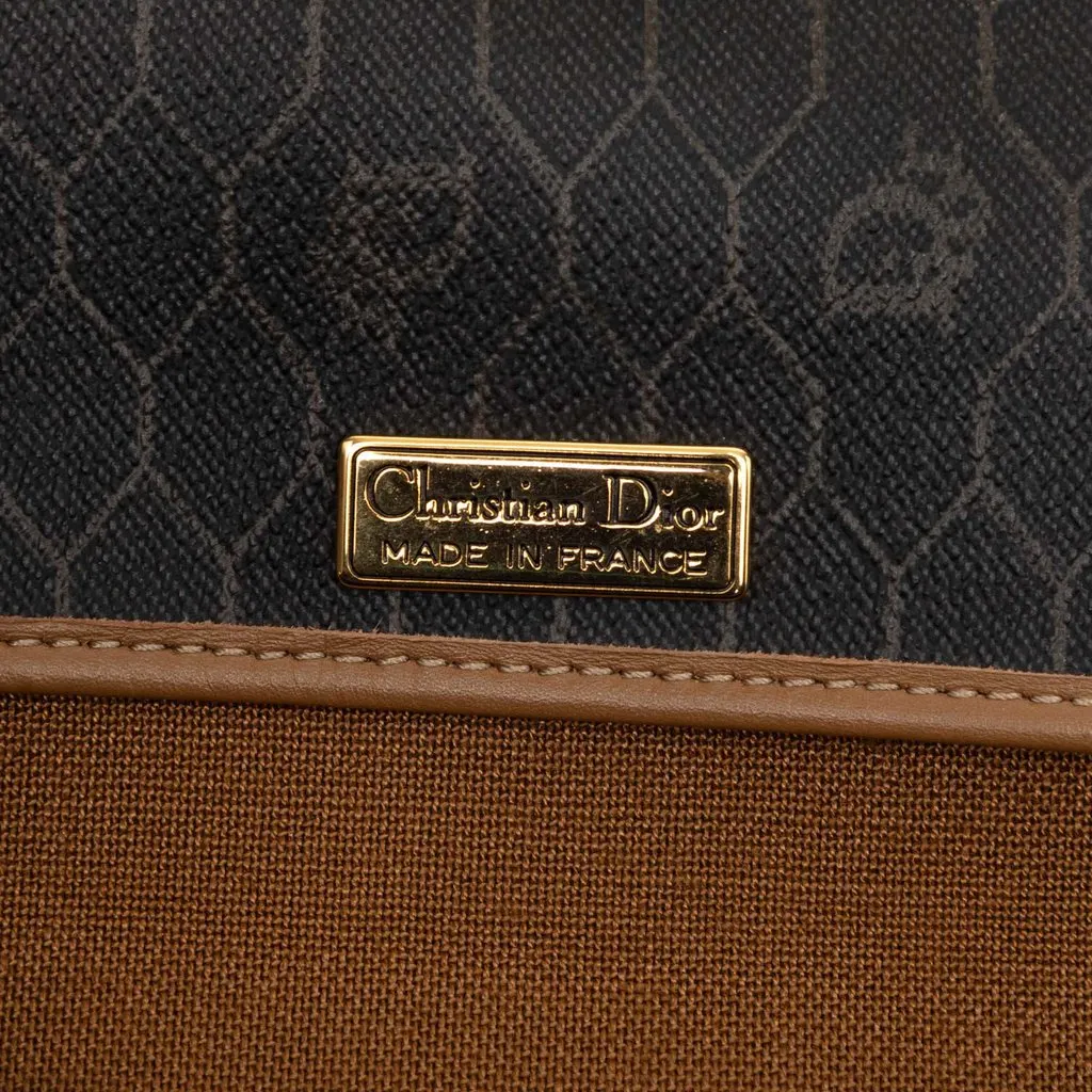 Dior Honeycomb Coated Canvas Crossbody Black Very good - Box View