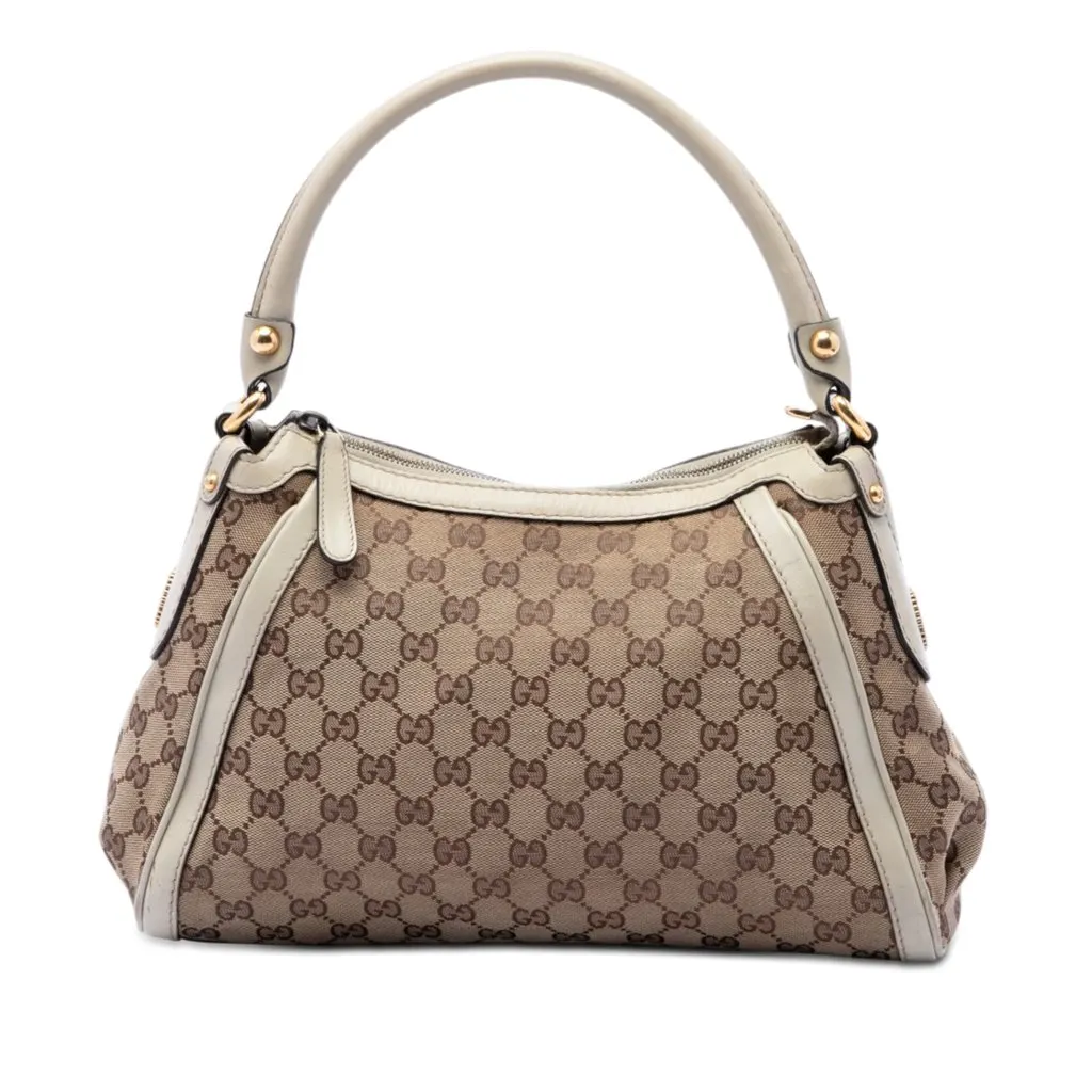 Gucci GG Canvas Scarlett Handbag Beige Very good - Front View