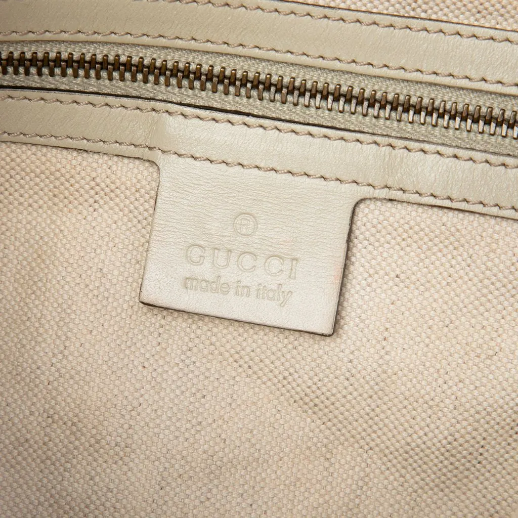 Gucci GG Canvas Scarlett Handbag Beige Very good - Box View