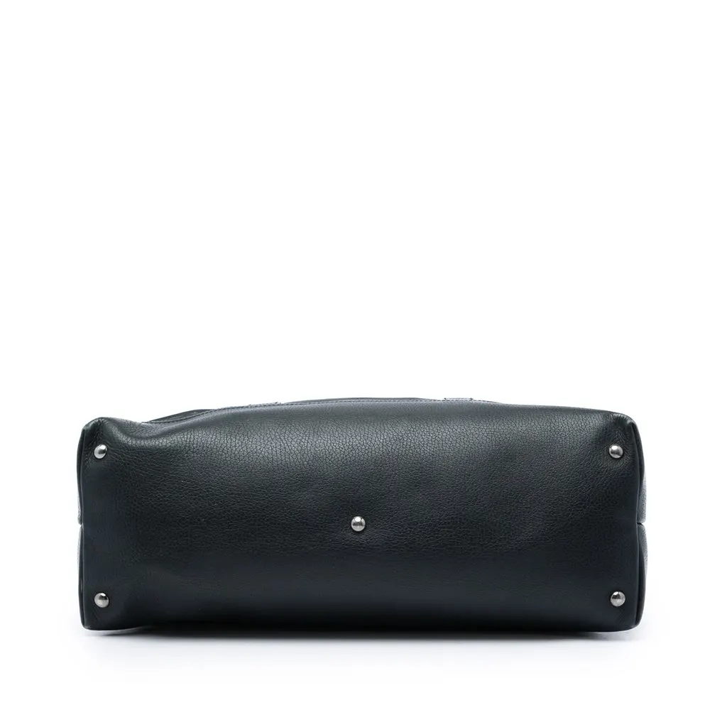 Gucci GG Canvas Tote Black Canvas Good - Inside View