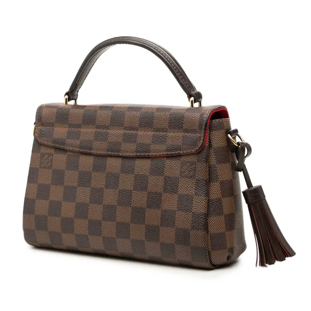 Louis Vuitton Damier Ebene Croisette Brown Very good - Back View
