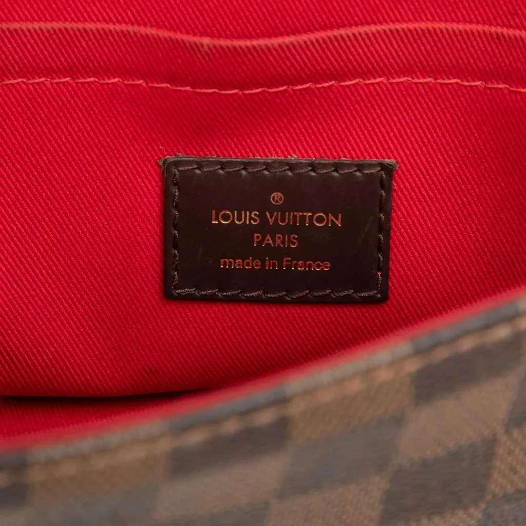 Louis Vuitton Damier Ebene Croisette Brown Very good - Box View