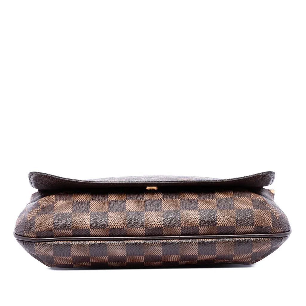 Louis Vuitton Damier Ebene Musette Tango Long Strap Brown Very good - Inside View