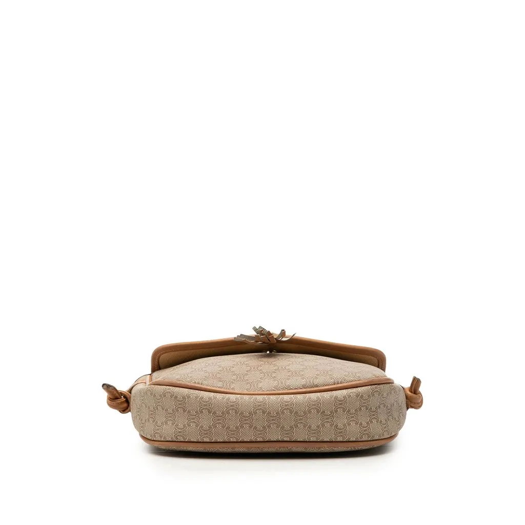 Celine Macadam Coated Canvas Crossbody Beige Canvas Very good - Inside View