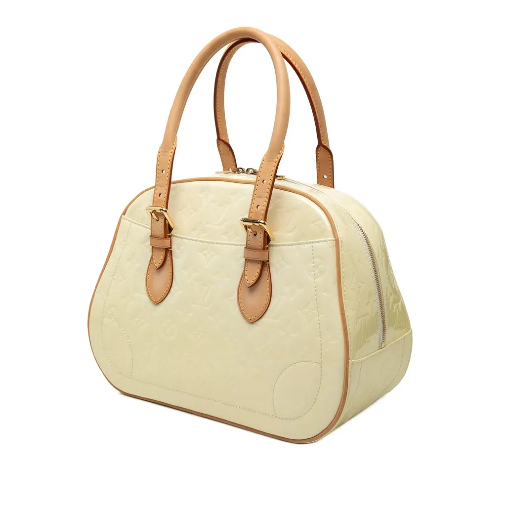 Louis Vuitton Monogram Vernis Summit Drive White Leather Very good - Back View
