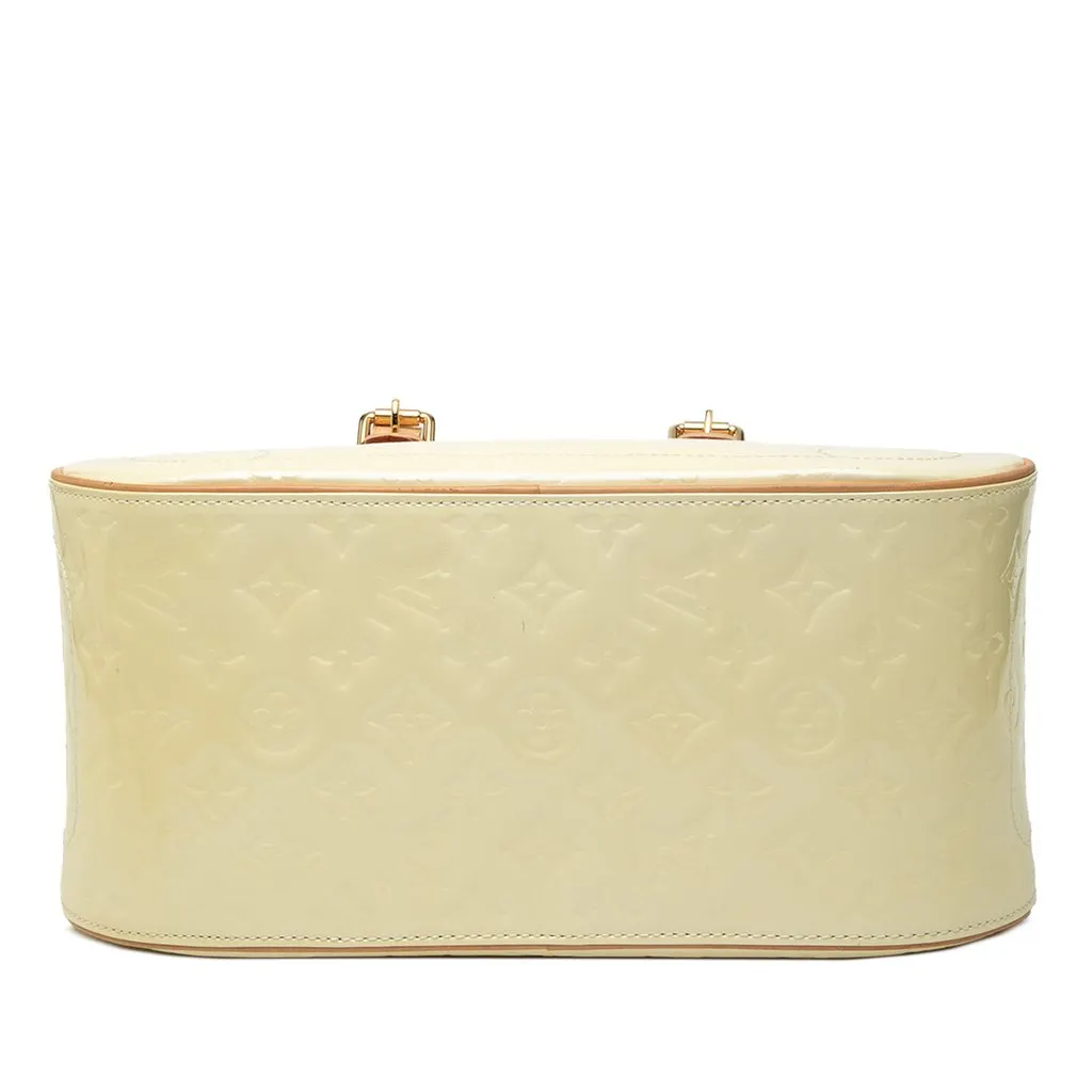 Louis Vuitton Monogram Vernis Summit Drive White Leather Very good - Inside View