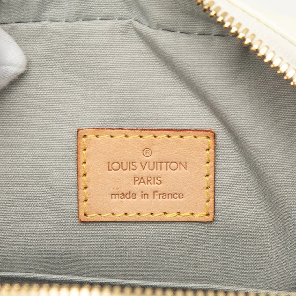 Louis Vuitton Monogram Vernis Summit Drive White Leather Very good - Box View