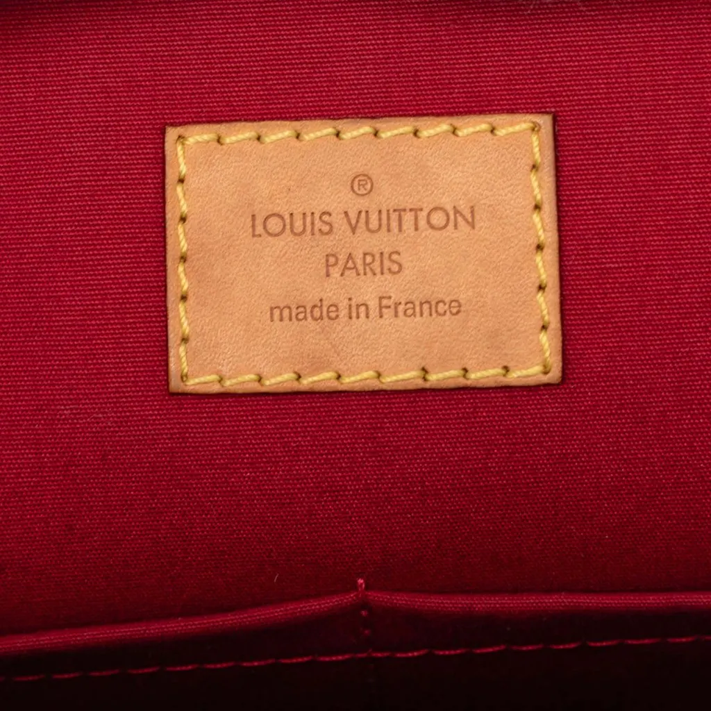 Louis Vuitton Monogram Vernis Alma PM Red Leather Very good - Box View