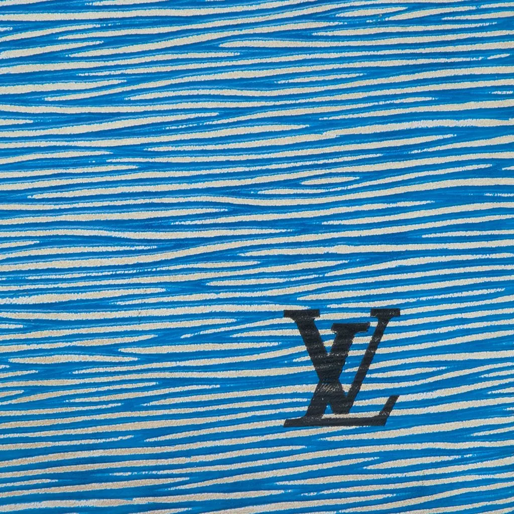 Louis Vuitton Epi Denim Toiletry Pouch 26 Blue Leather Very good - Box View