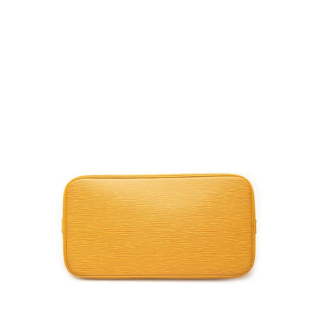 Louis Vuitton Epi Alma PM Yellow Leather Very good - Inside View