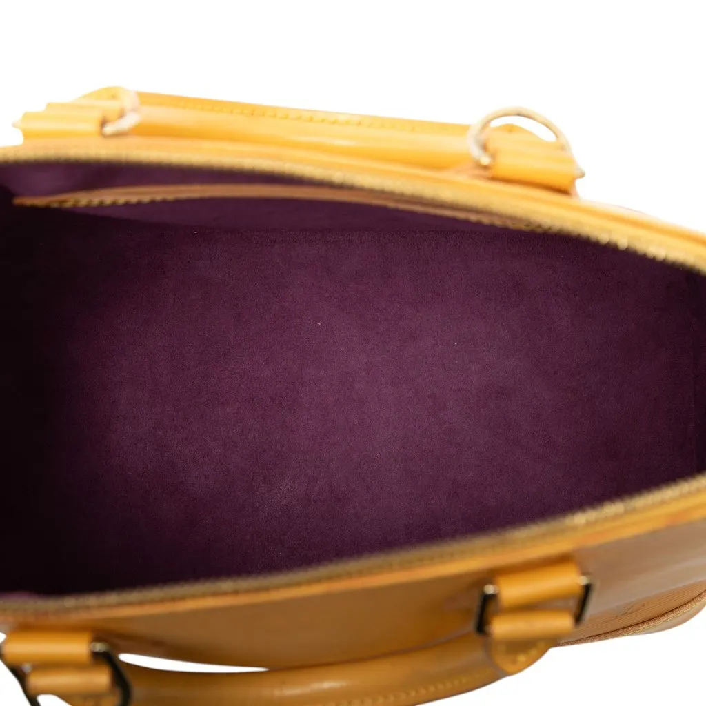 Louis Vuitton Epi Alma PM Yellow Leather Very good - Model View
