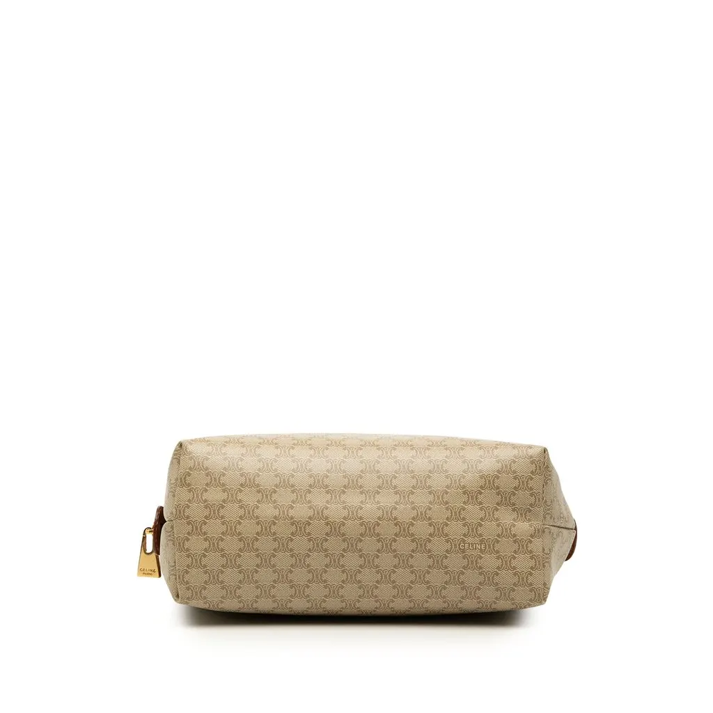 Celine Macadam Coated Canvas Pouch Beige Very good - Inside View