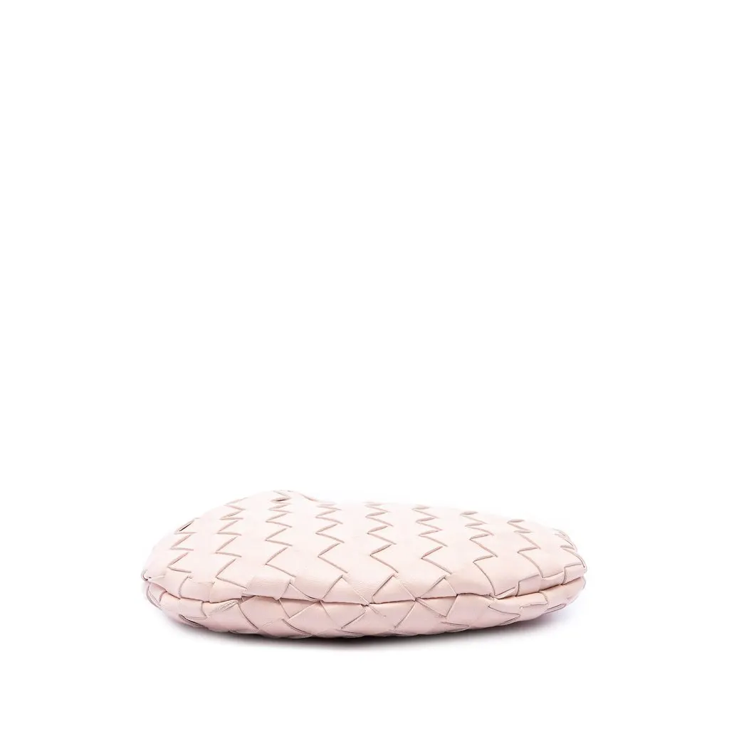 Bottega Veneta Baby Lambskin Intrecciato Sardine Pink Leather Very good - Inside View