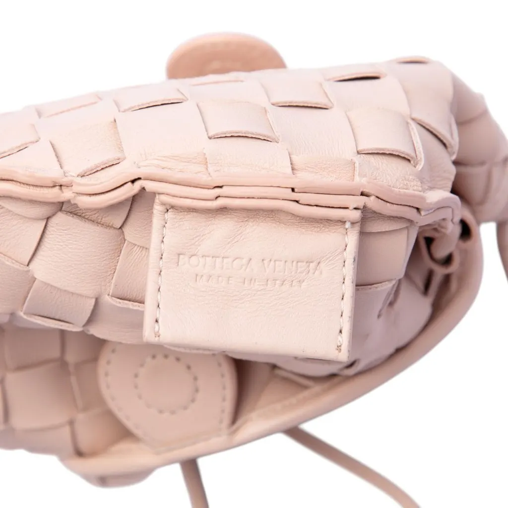 Bottega Veneta Baby Lambskin Intrecciato Sardine Pink Leather Very good - Box View