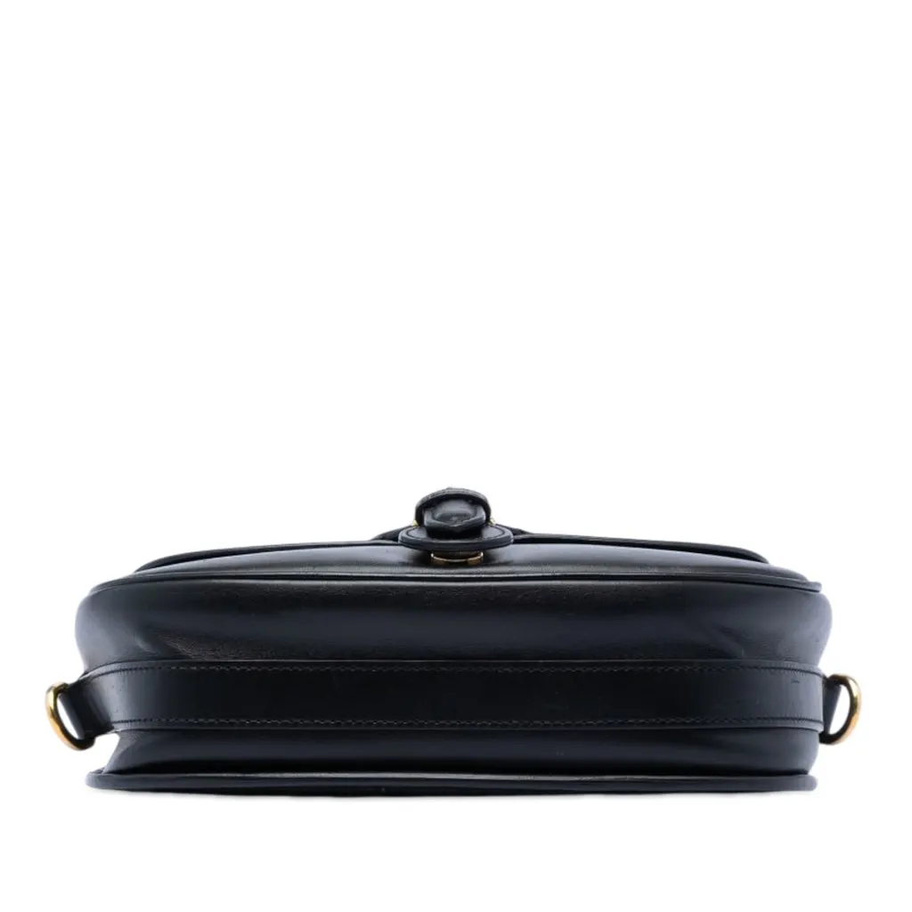 Dior Medium Leather Bobby Crossbody Black Leather Good - Inside View