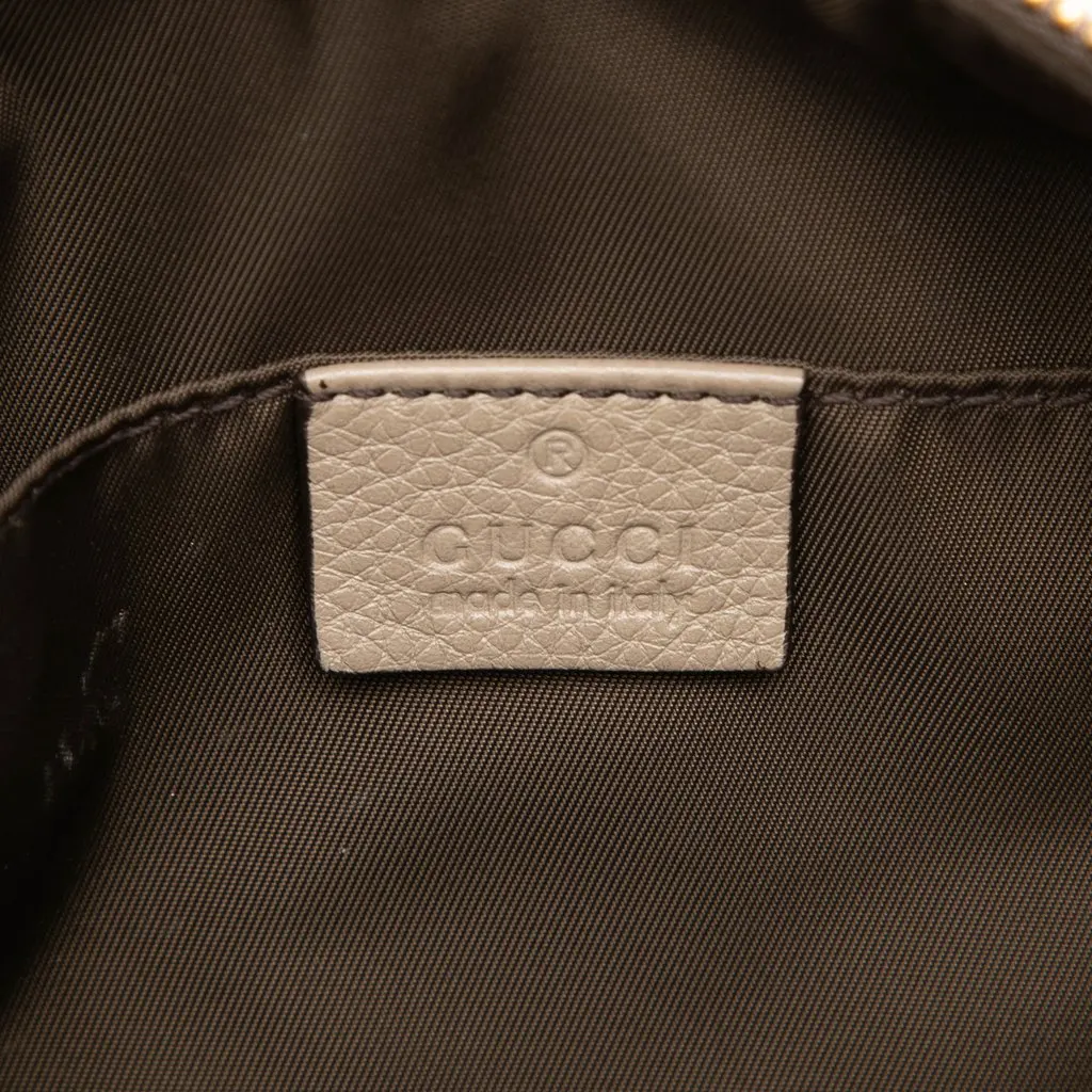 Gucci Calfskin Soho Clutch Brown Leather Good - Box View