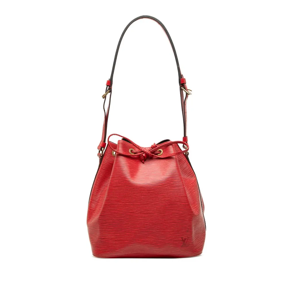 Louis Vuitton Epi Petit Noe Red Leather Very good - Front View