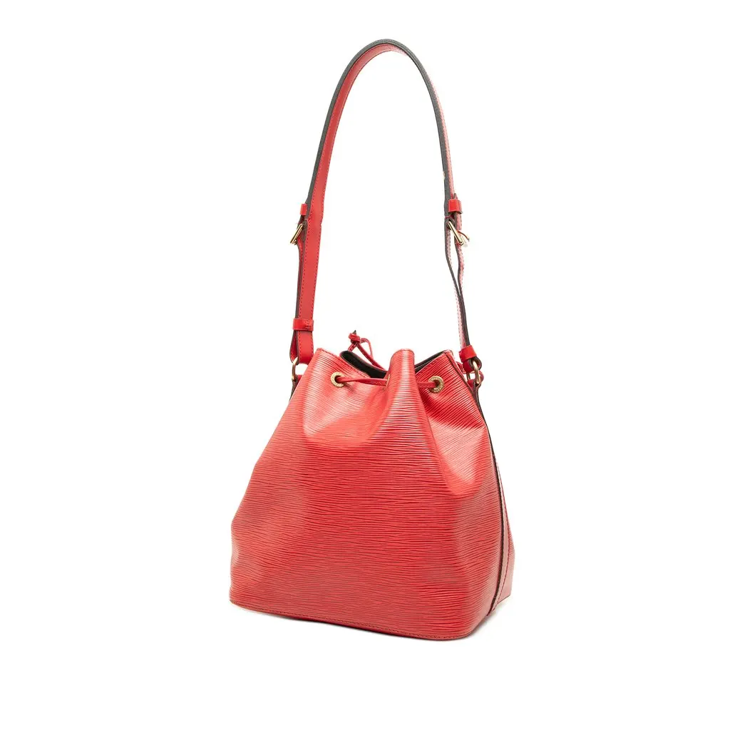 Louis Vuitton Epi Petit Noe Red Leather Very good - Back View