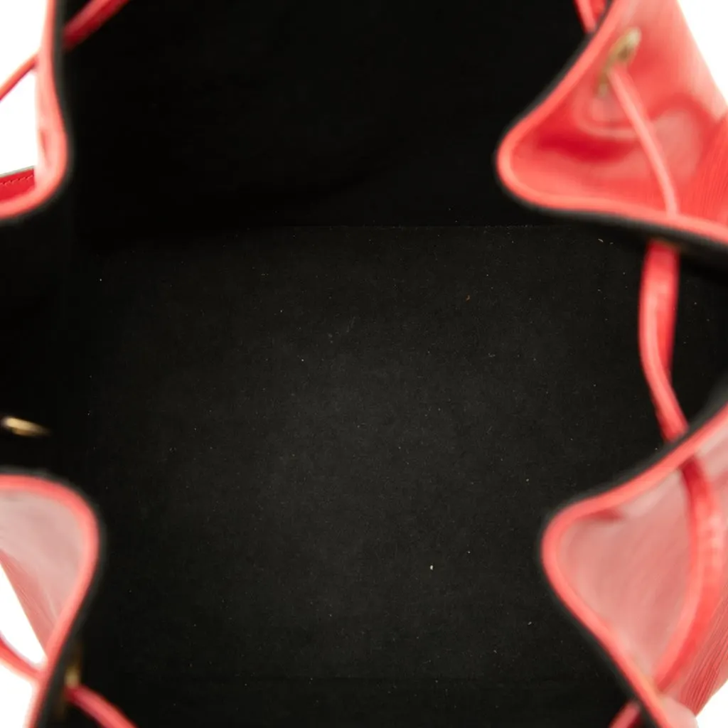 Louis Vuitton Epi Petit Noe Red Leather Very good - Model View