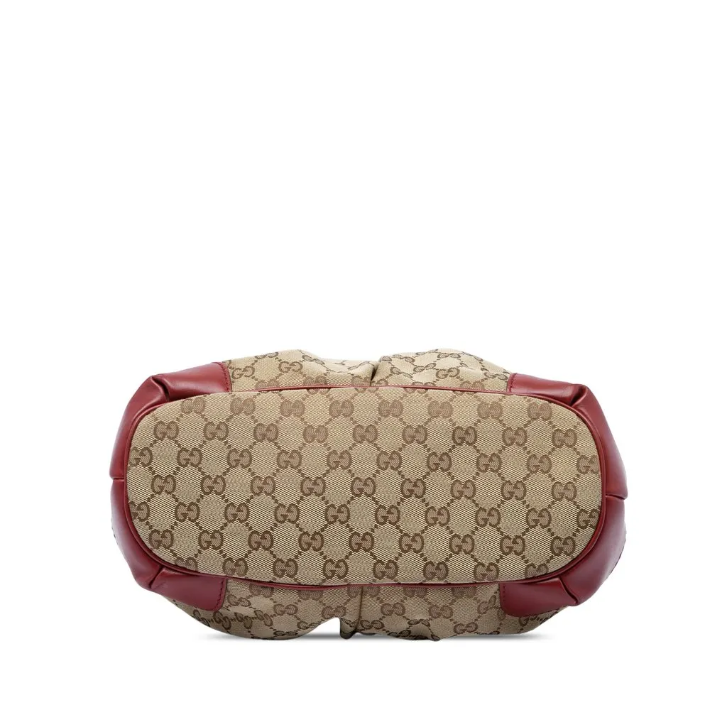 Gucci GG Canvas Sukey Satchel Beige Very good - Inside View