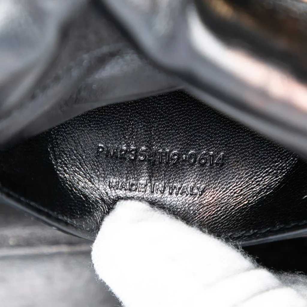 Saint Laurent Medium Suede Monogram Kate Tassel Crossbody Black Leather Good - Box View